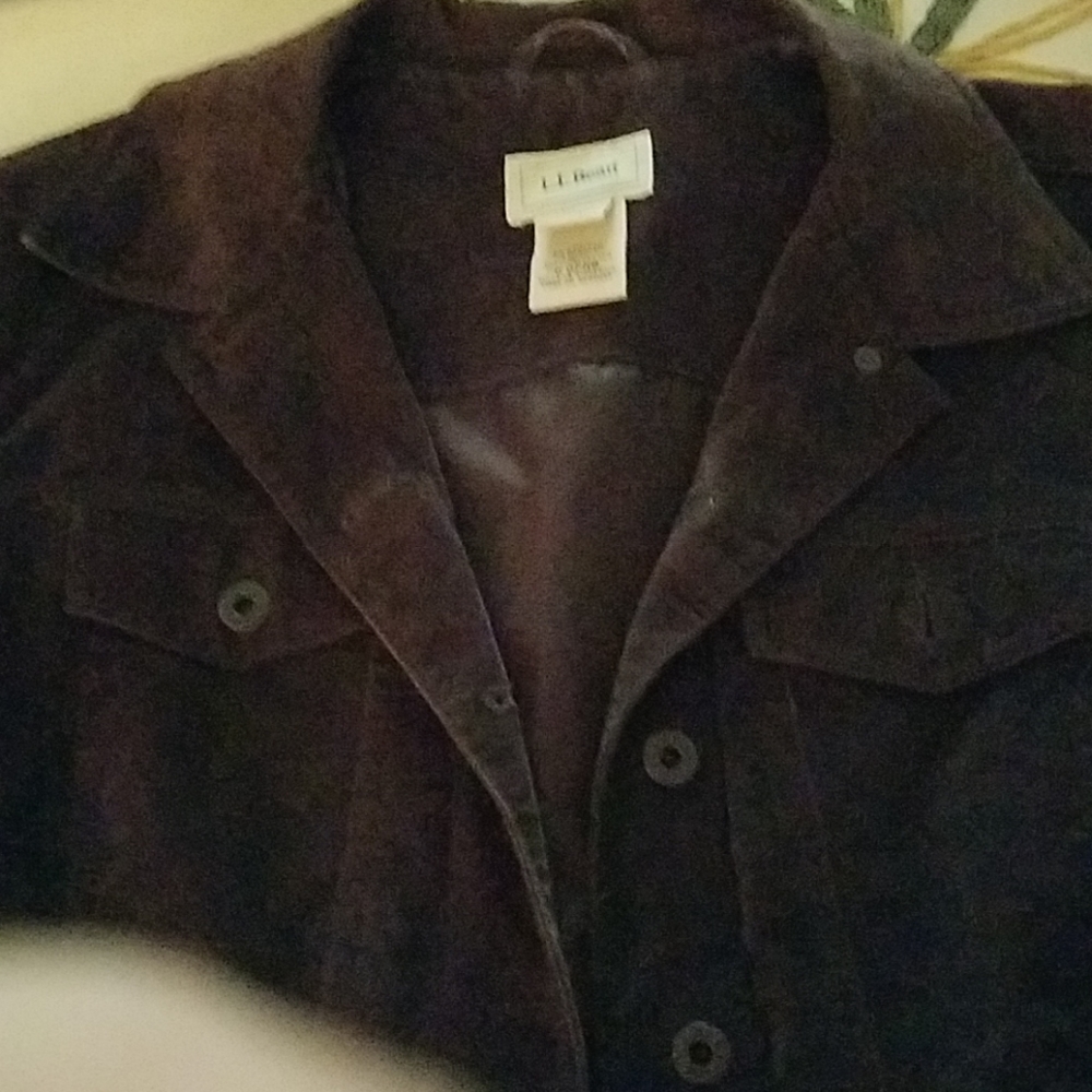 Ladies llbean corduroy fall jacket